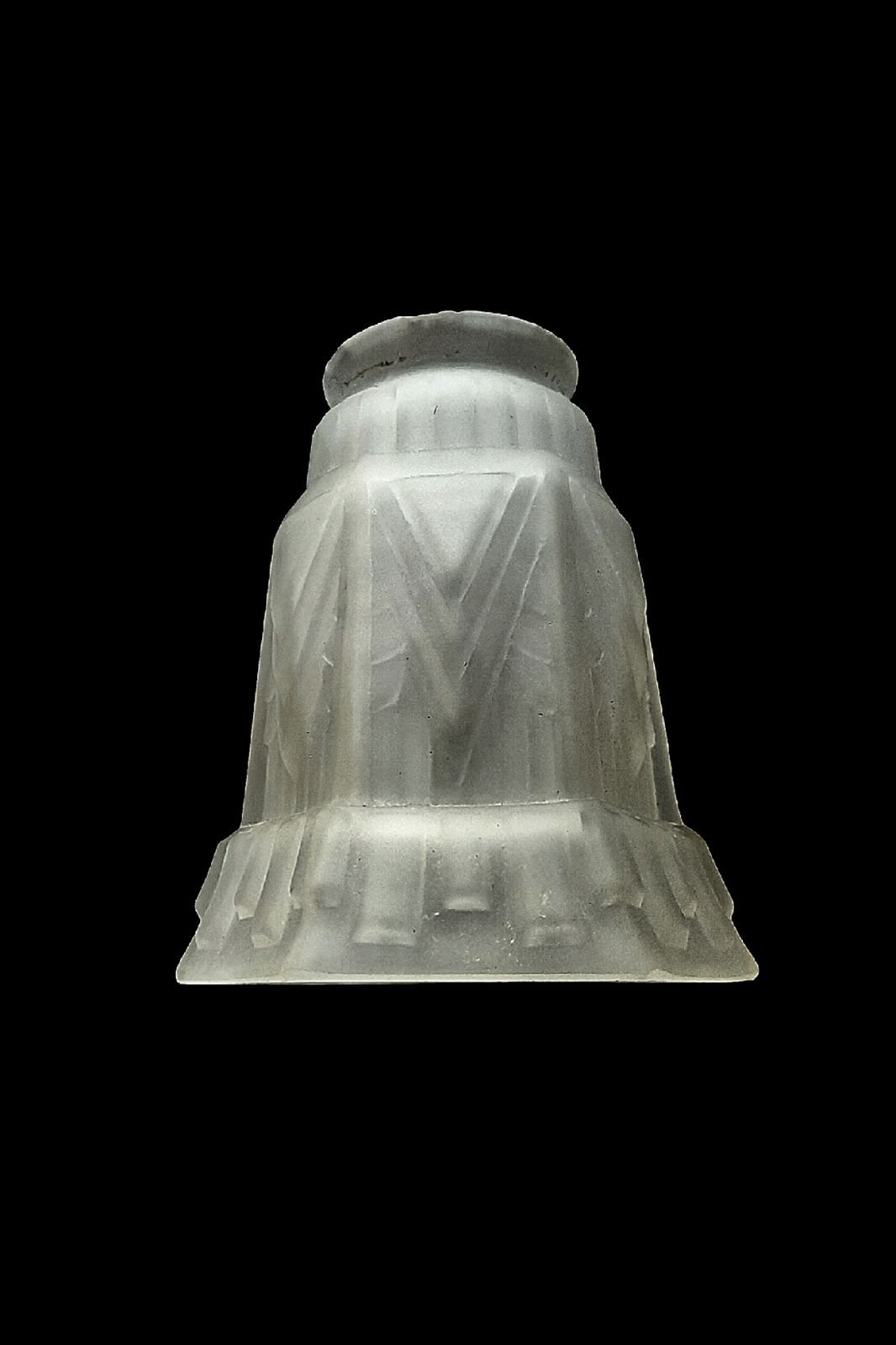 Art Deco Large Wall Sconce Stunning Geometric Design France C 1930s photo for sale
