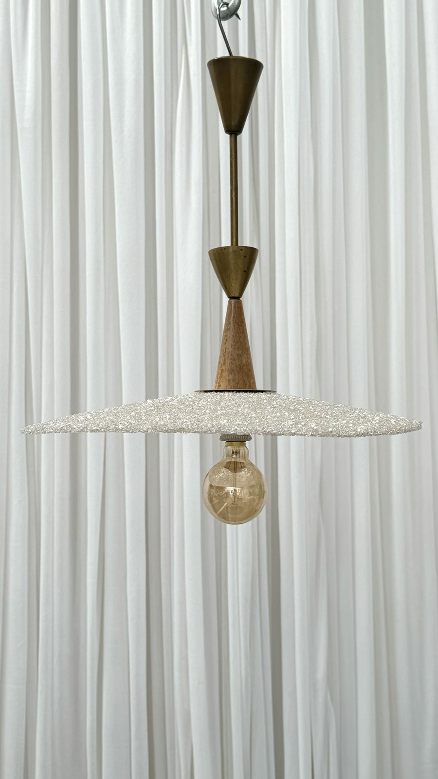 Pendant Light, 1960s,Italy photo vintage