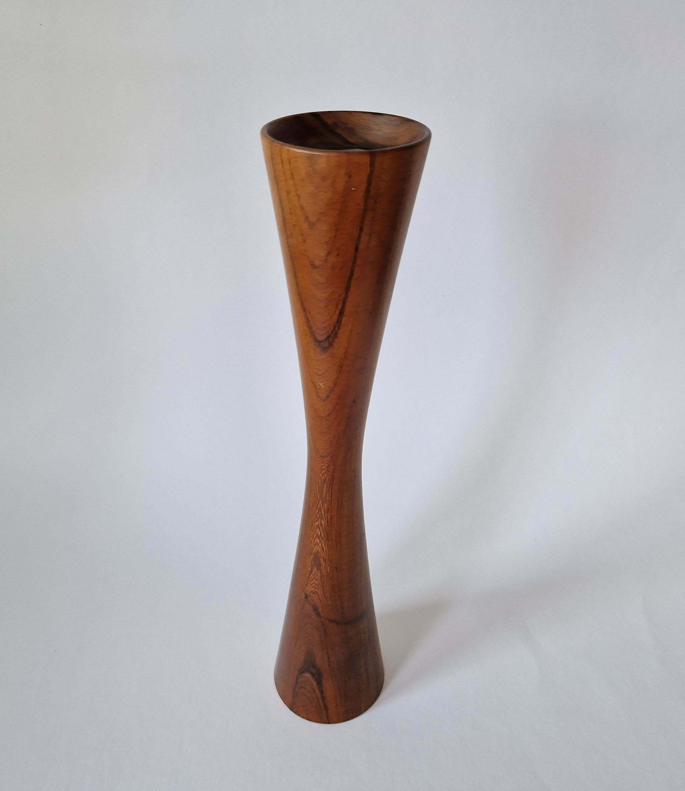 Midcentury Rare Rosewood Candleholder Casa Finland, Brazil, 1970s photo vinterior