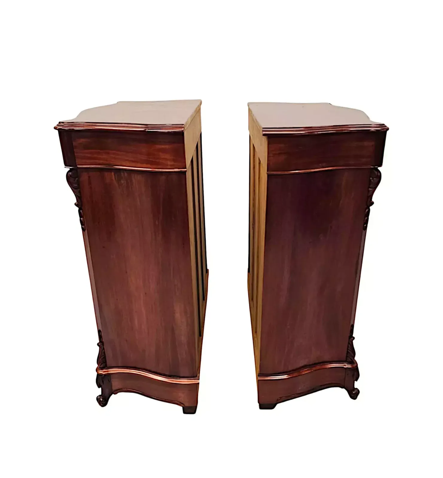 A Stunning Pair Of 19th Century Two Door Side Cabinets photo vinterior