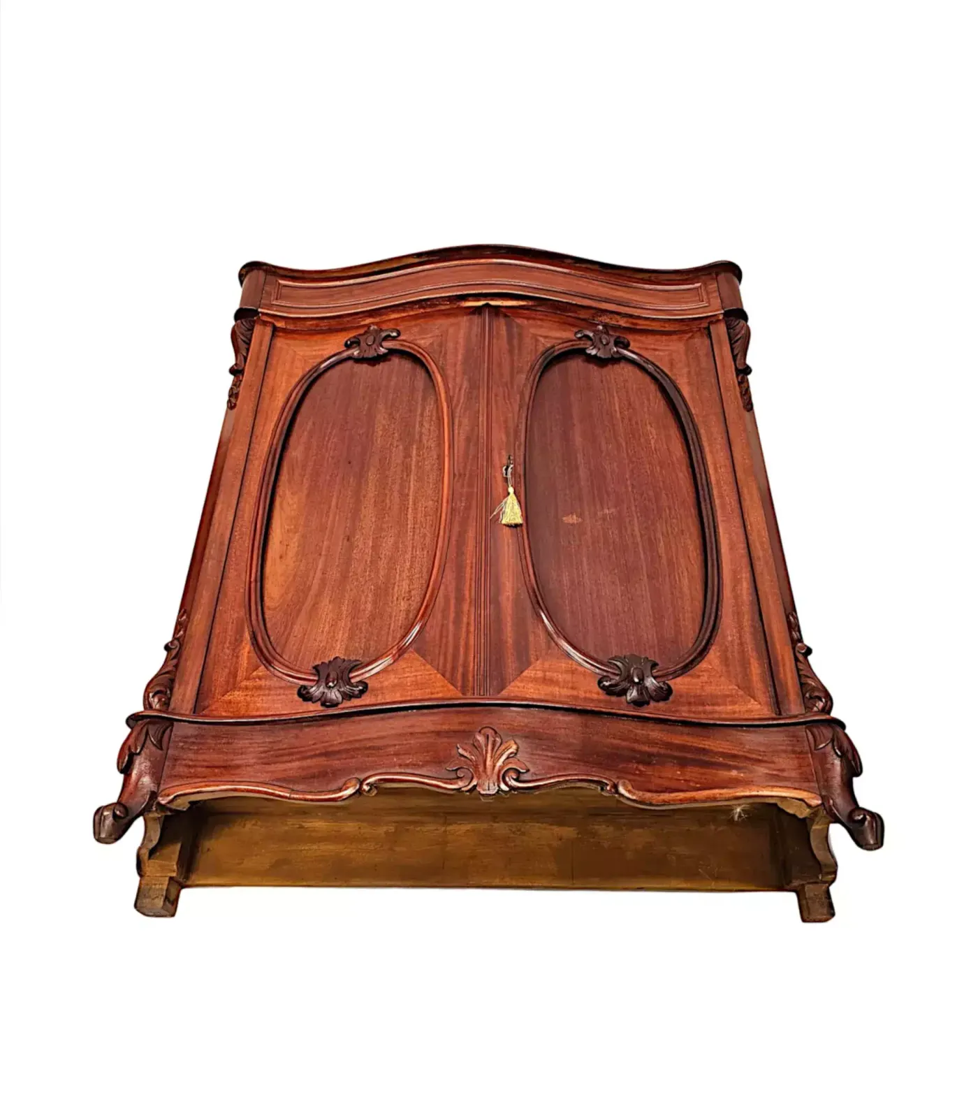 A Stunning Pair Of 19th Century Two Door Side Cabinets photo vintage
