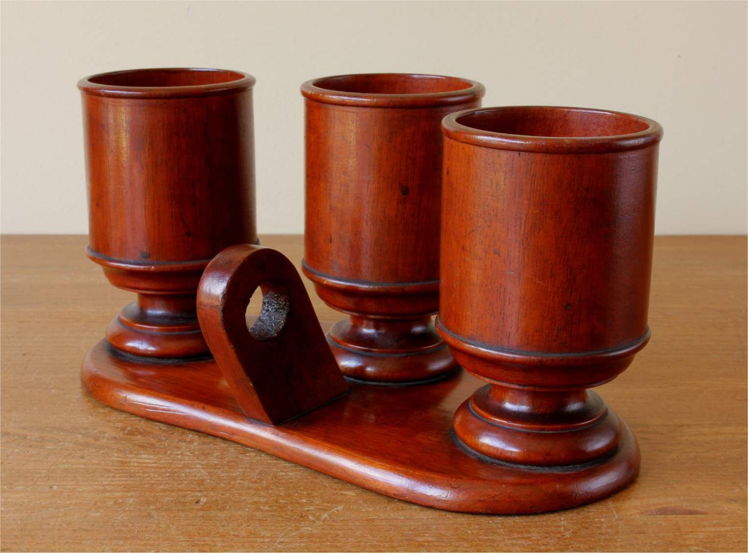 560.0 Cigar Shop Server Stand. Wooden Gentleman's Club Butler's Serving Tray. photo