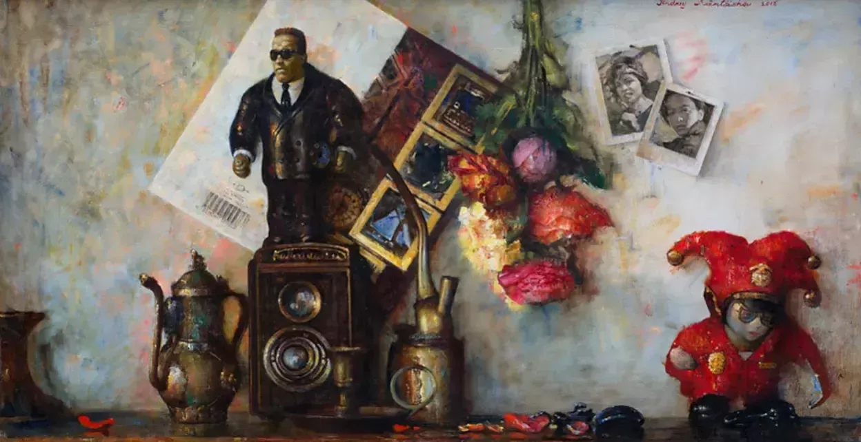 Giclée Print On Canvas, Sorrow Of The Red Austin.., 2023, By Kartashov Andrey, Russia, 21st Century. 1 Of 250 Limited Prints.