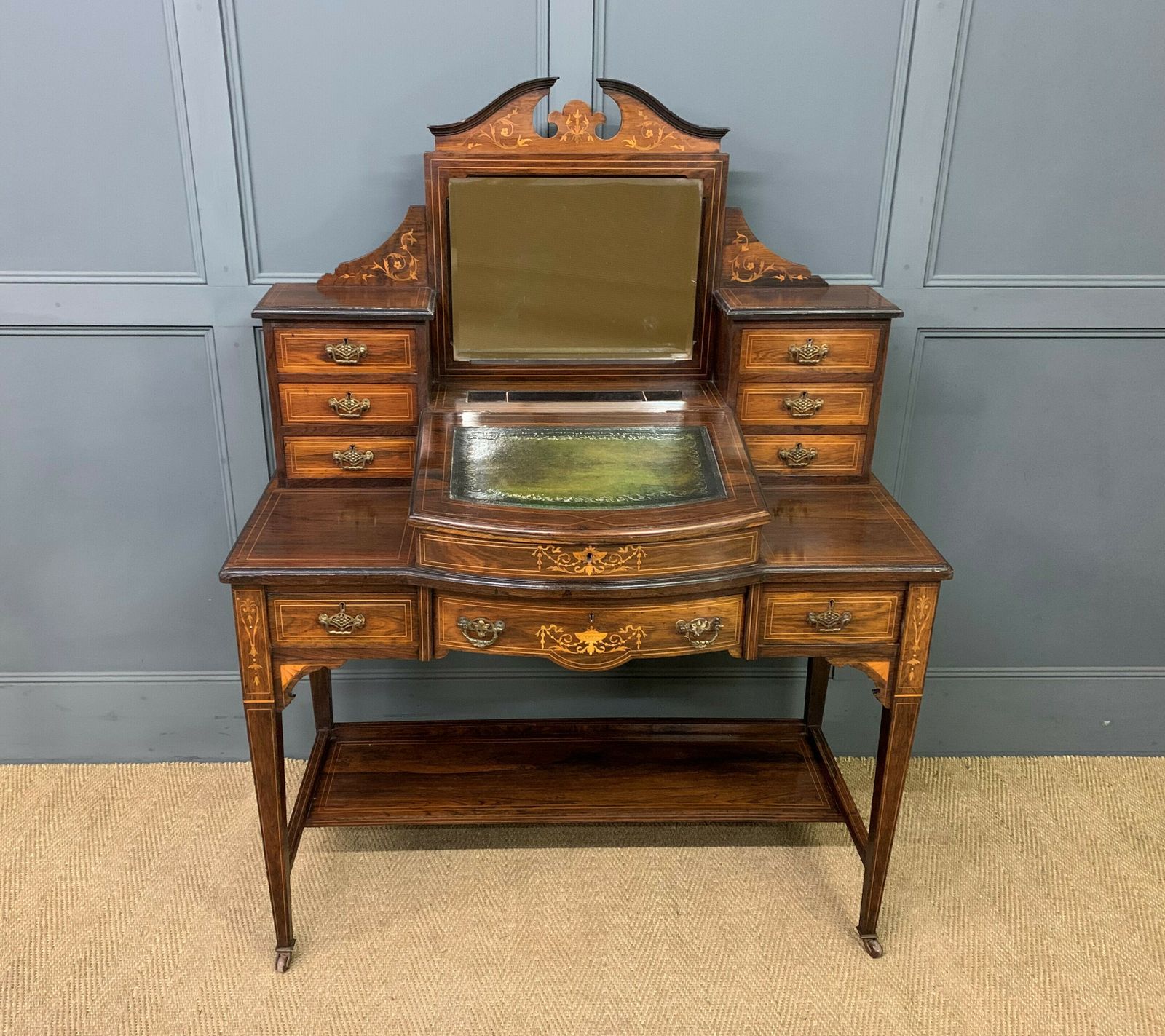 Inlaid Rosewood Bonheur Du Jour photo furniture