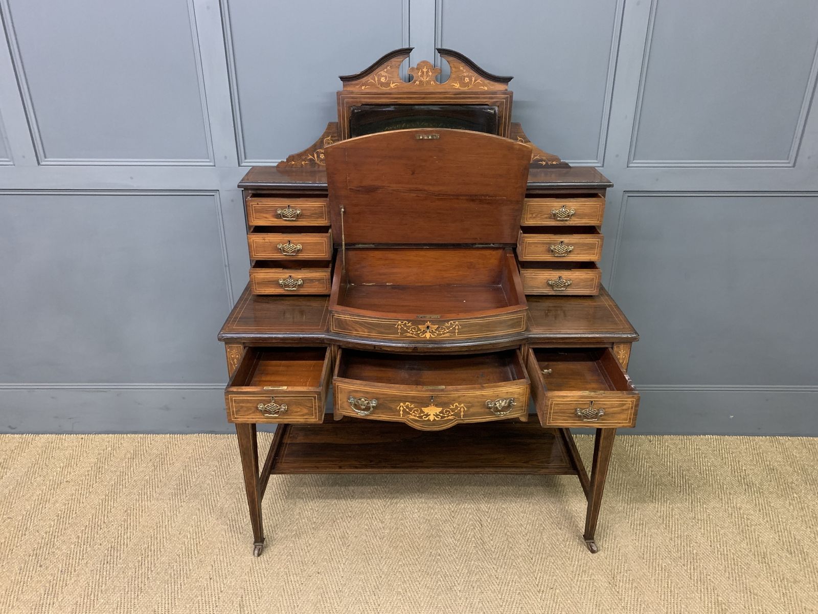 Furniture Inlaid Rosewood Bonheur Du Jour photo