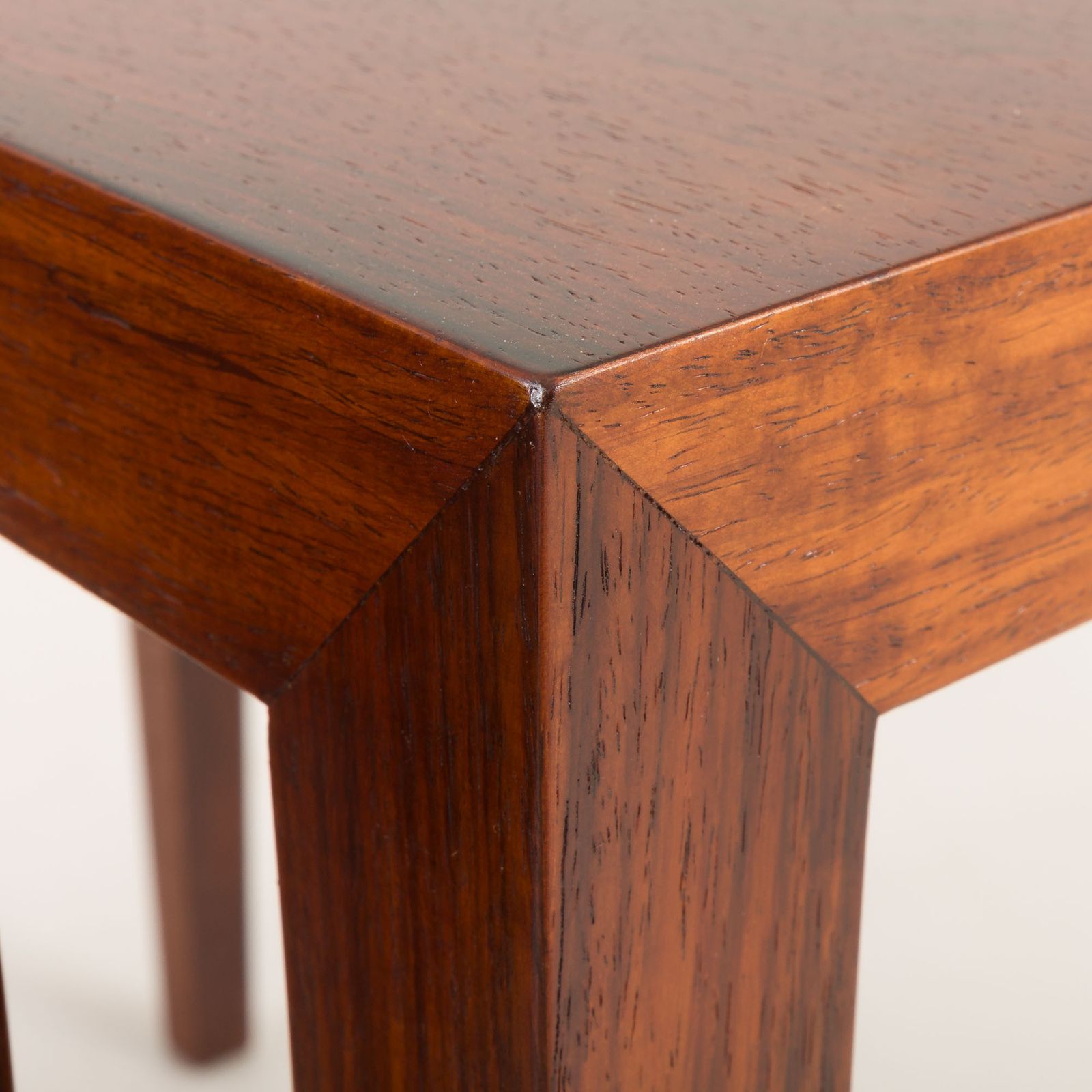 Furniture Severin Hansen Rosewood Nesting Tables, Haslev, Denmark, 1960s. Set Of 3 photo
