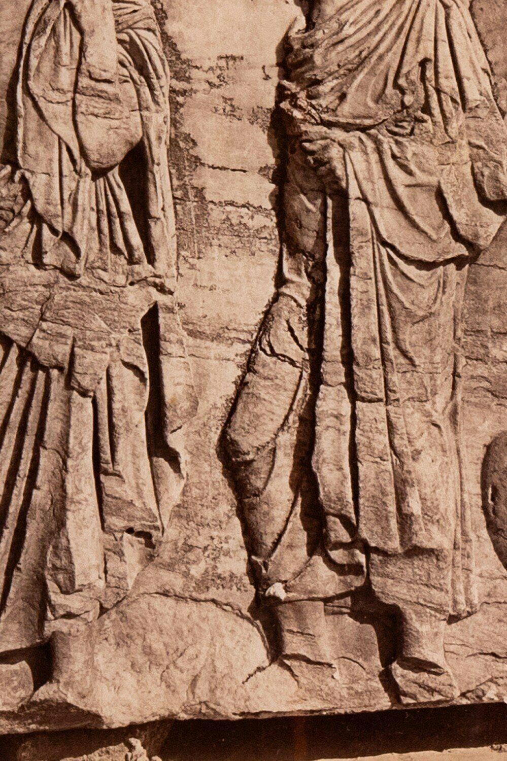 Konstantinos Athanasiou, Parthenon North Frieze, Albumen Print, C. 1880 photo for sale