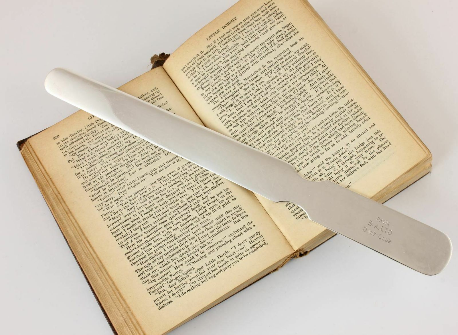 Sampson Mordan Solid Silver Antique Paper / Page Turner 1918. Ba Ltd Dart Club. photo buy