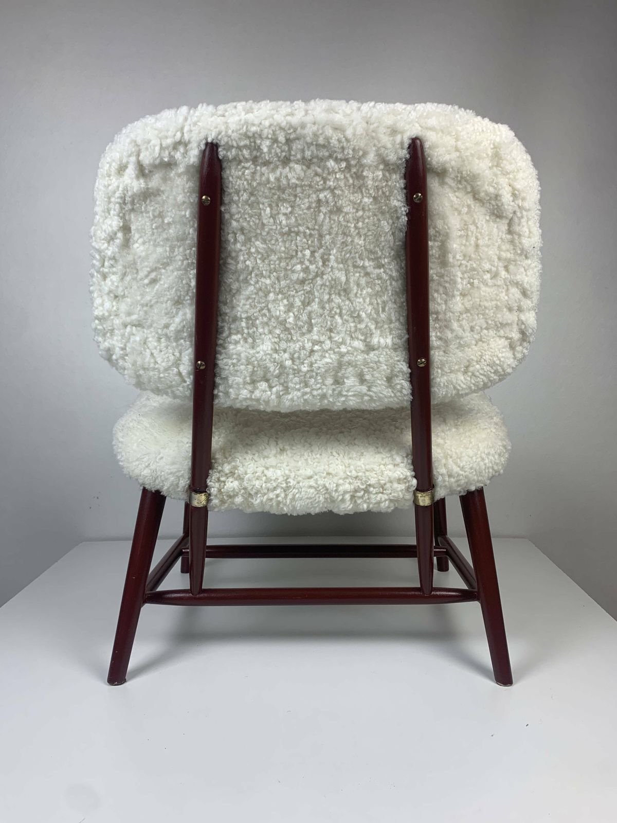 Scandinavian Swedish Midcentury Lounge Chair By Alf Svenson, Model Teve, 1950s photo buy