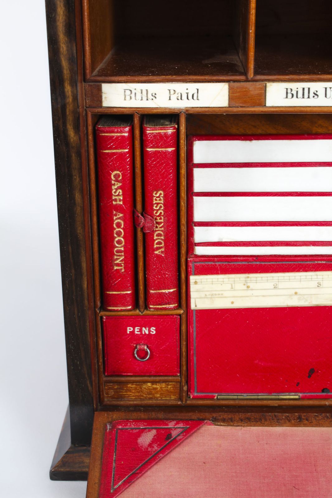 Home Decor Antique Coromandel Writing Cabinet By Houghton And Gunn Dated 1878 photo