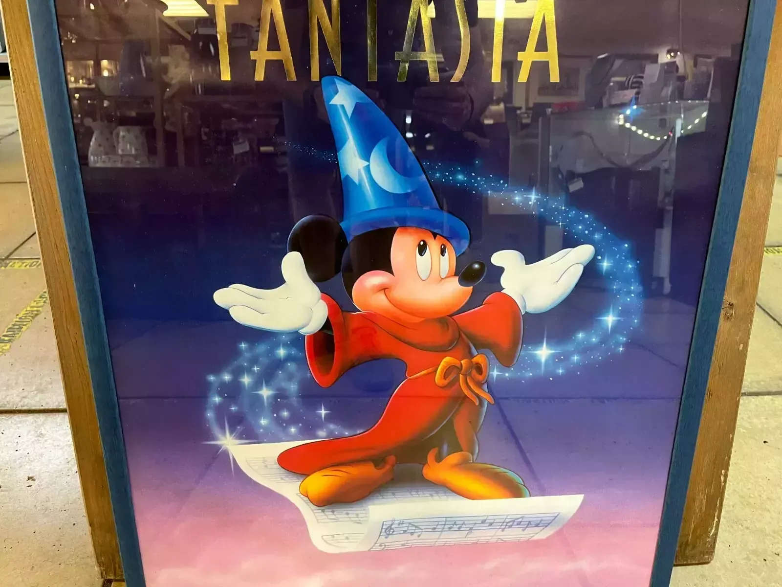 Walt Disney's Masterpiece Fantasia Poster   Framed photo for sale