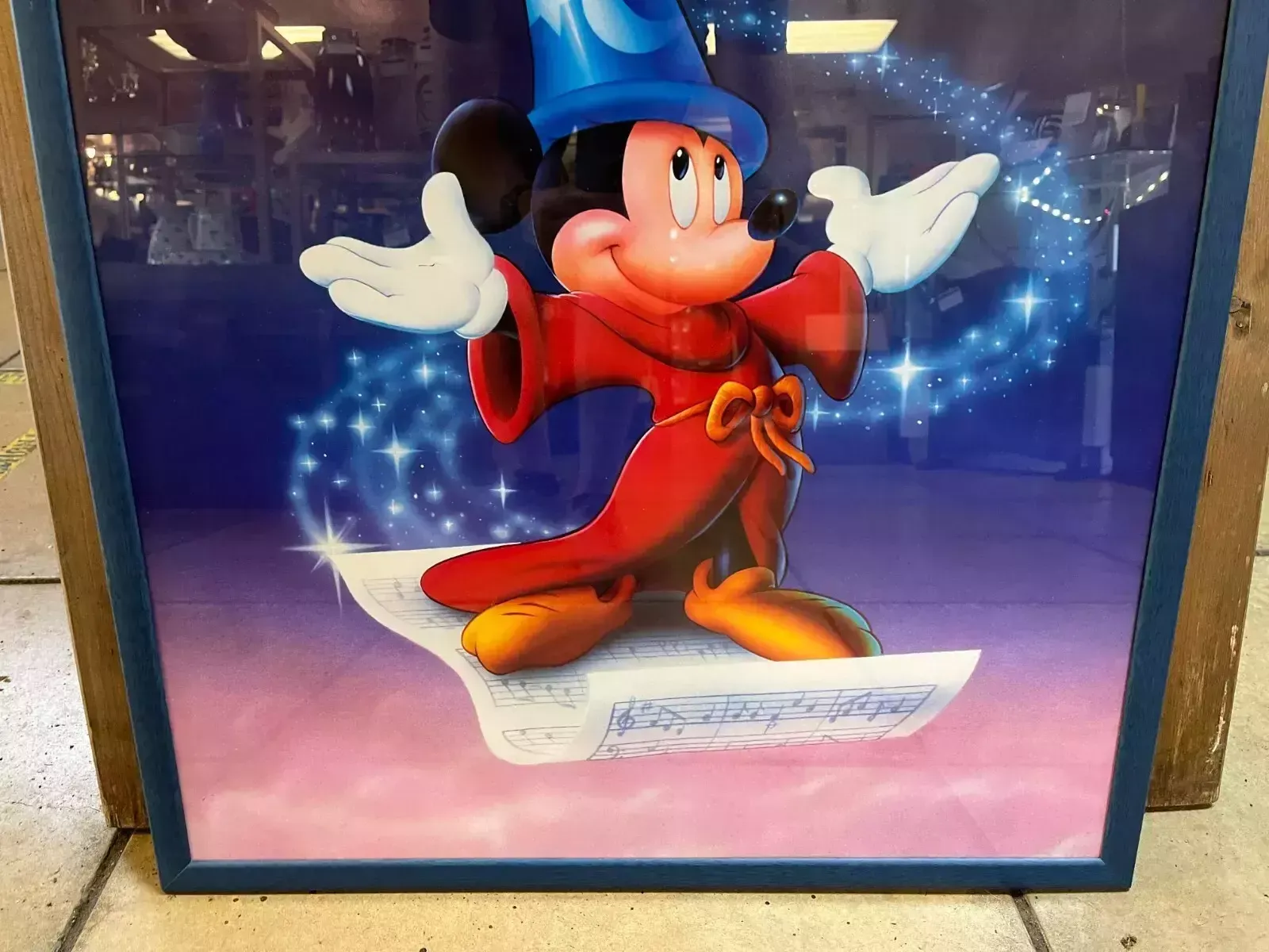 Walt Disney's Masterpiece Fantasia Poster   Framed photo Art