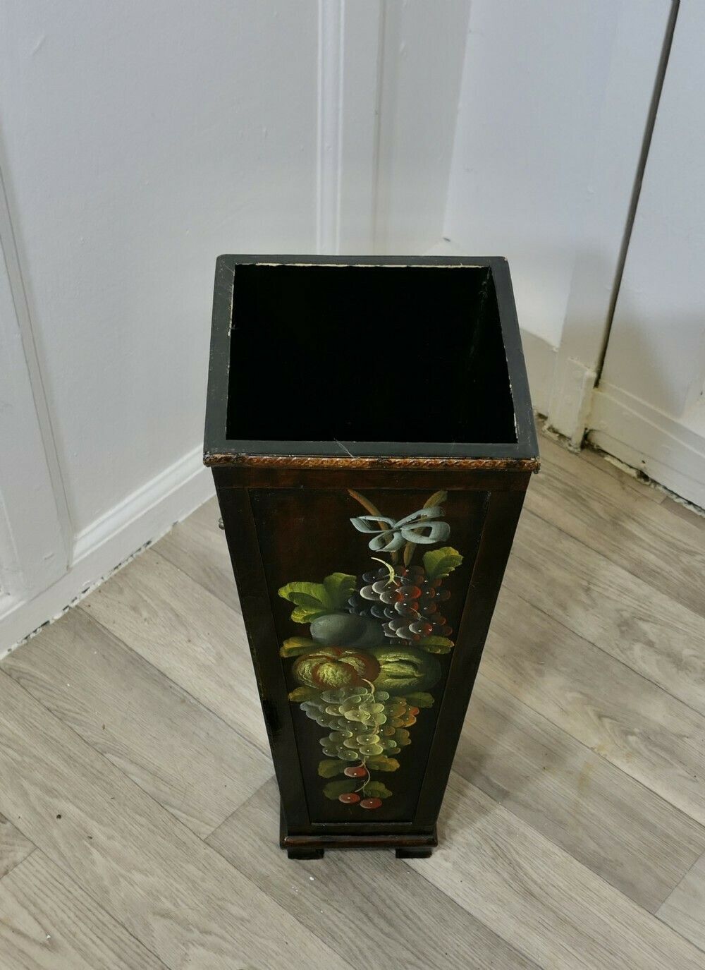 Folk Art Painted Stick Stand, Umbrella Stand photo furniture
