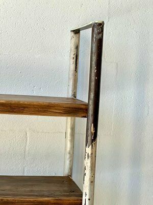Industrial Wall Unit In Metal And Spruce photo vinterior