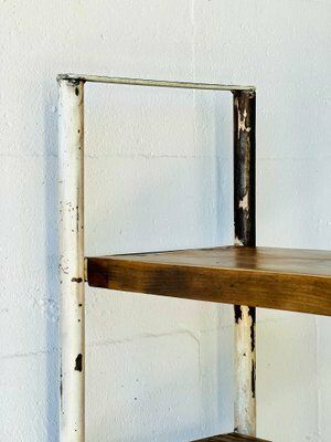 Industrial Wall Unit In Metal And Spruce photo vintage