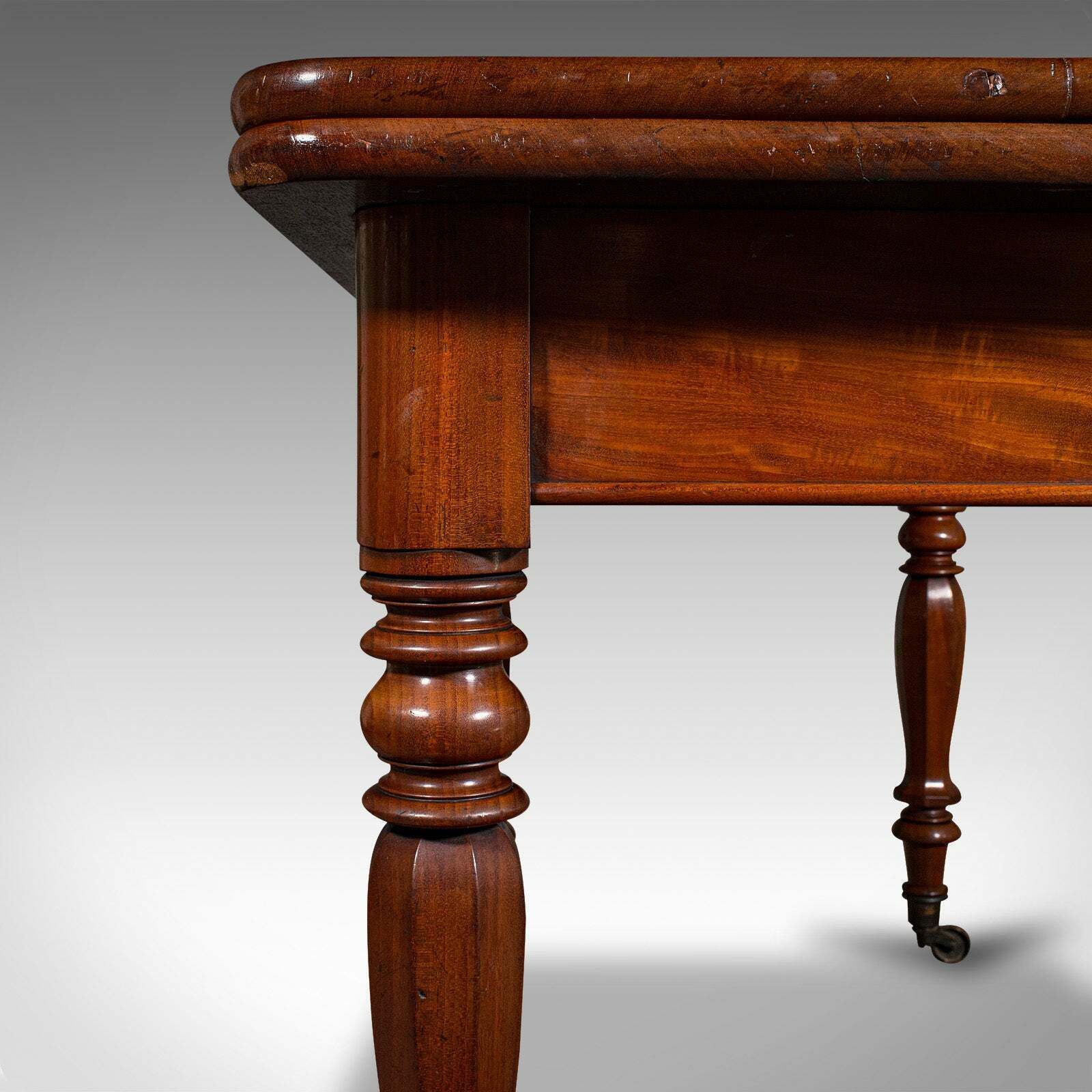 2850.0 Antique Metamorphic Console Table, English, 4 Seat Dining, Gaming, William IV photo