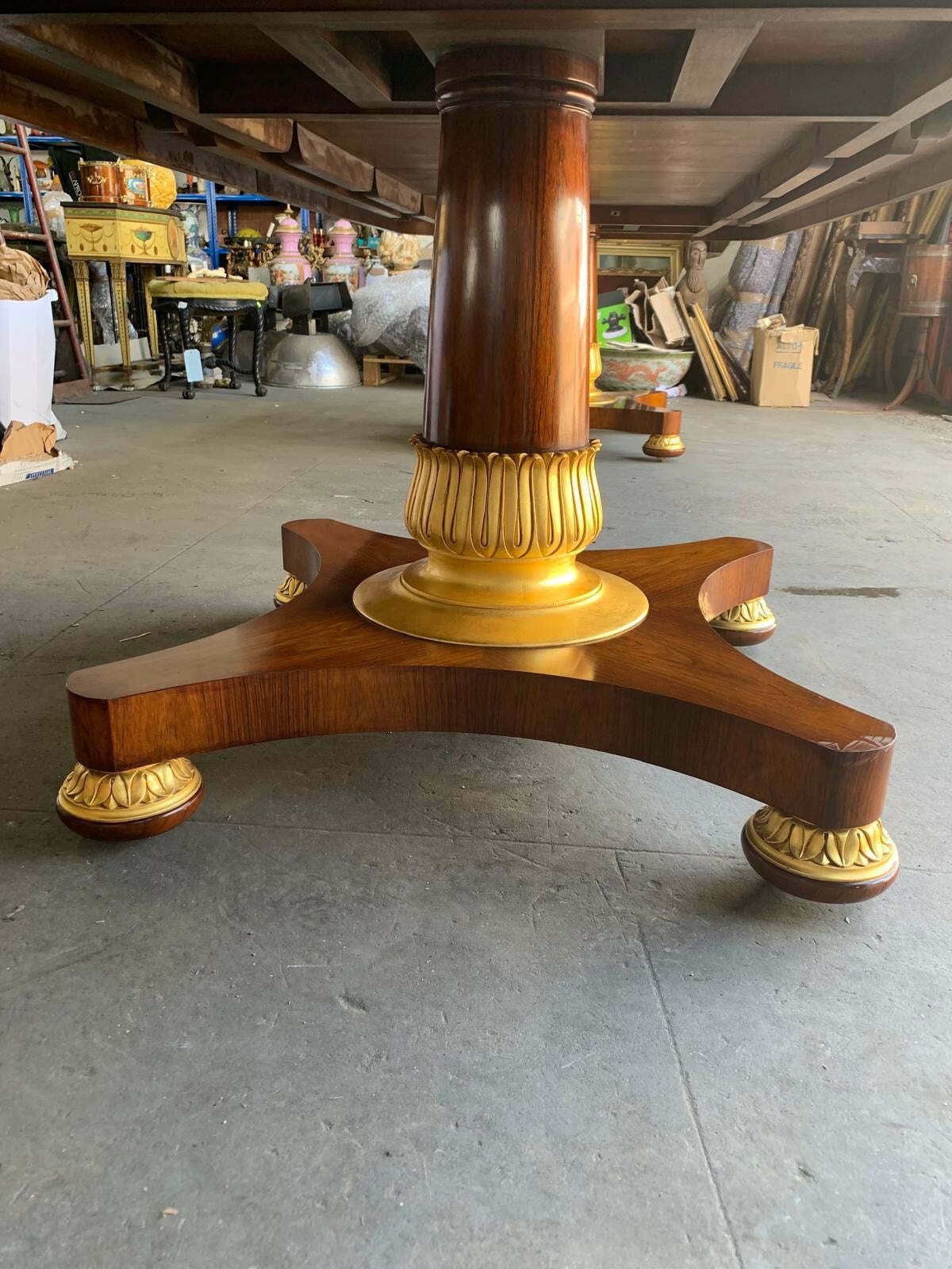 Unbelievable, 25ft, Rosewood Inlaid Royal Dining Table, Dated 1860’s photo 49995.0