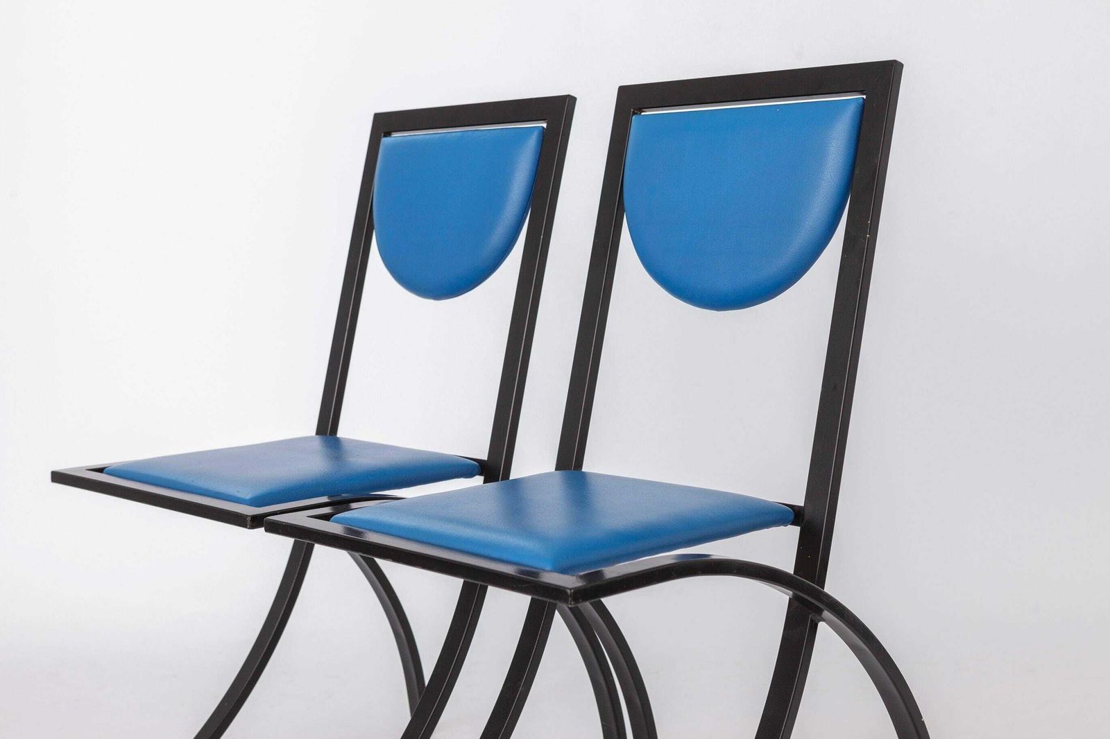 4 Dining Chairs By Karl Friedrich Förster For Kff Germany, 1980s, Set Of 4 photo vintage