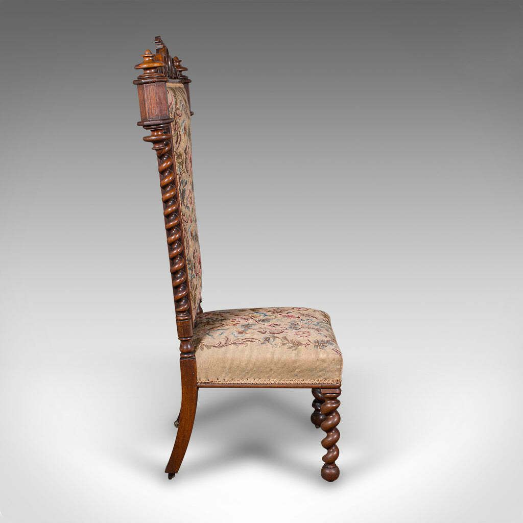 Antique Rector's Prie Dieu Chair, English, Ecclesiastical Prayer Seat, Regency photo for sale
