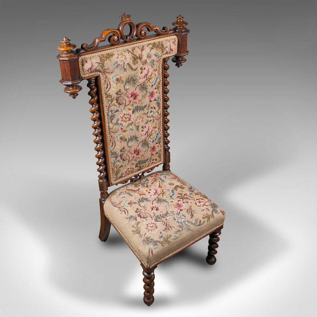 Antique Rector's Prie Dieu Chair, English, Ecclesiastical Prayer Seat, Regency photo vinterior