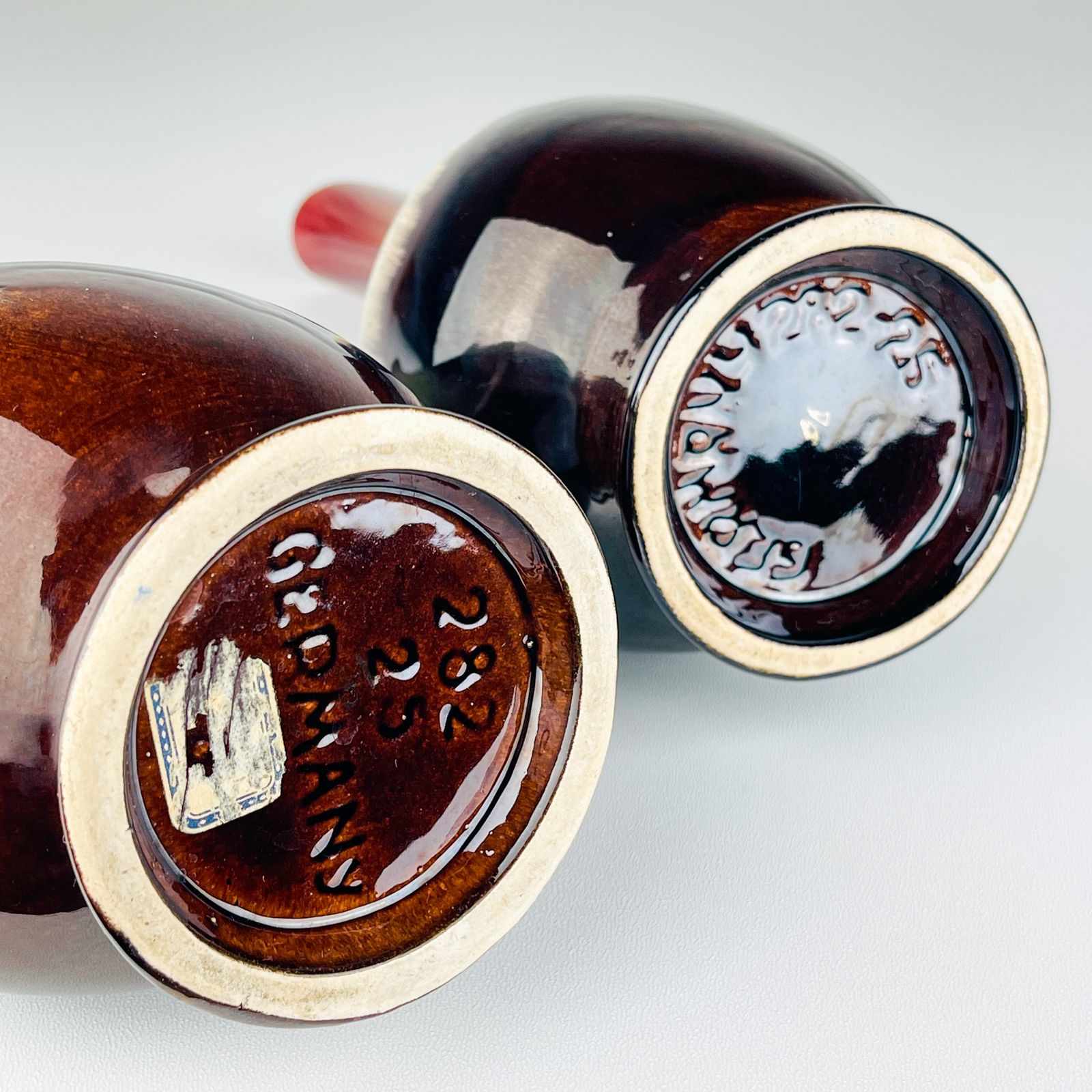 Mid Century Ceramic Vases By Bay Keramik, West Germany, 1960s, Set Of 2 photo vinterior