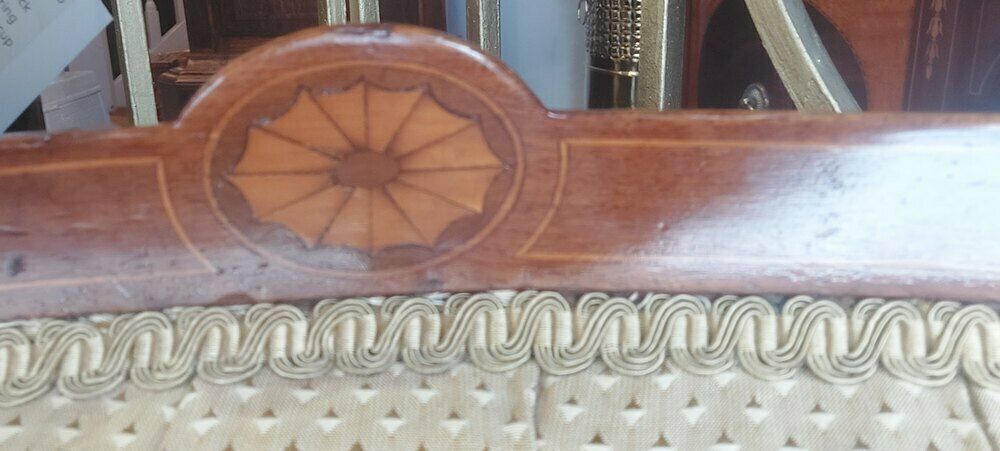Edwardian Mahogany And Inlaid Child's Armchair photo 1250.0