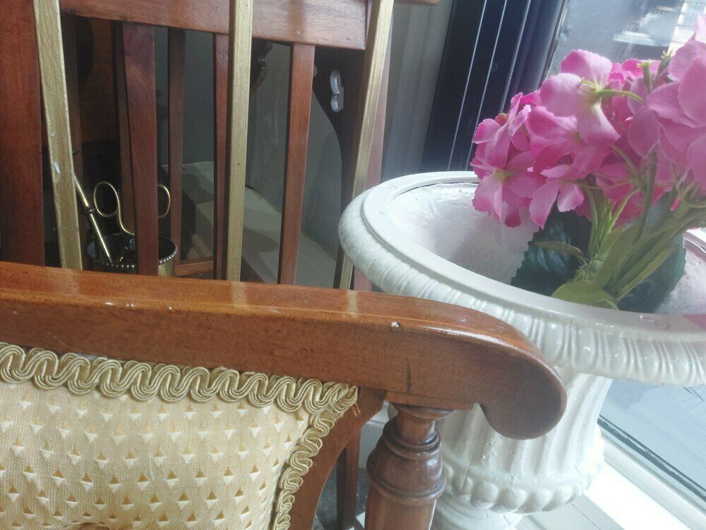 Edwardian Mahogany And Inlaid Child's Armchair photo vinterior