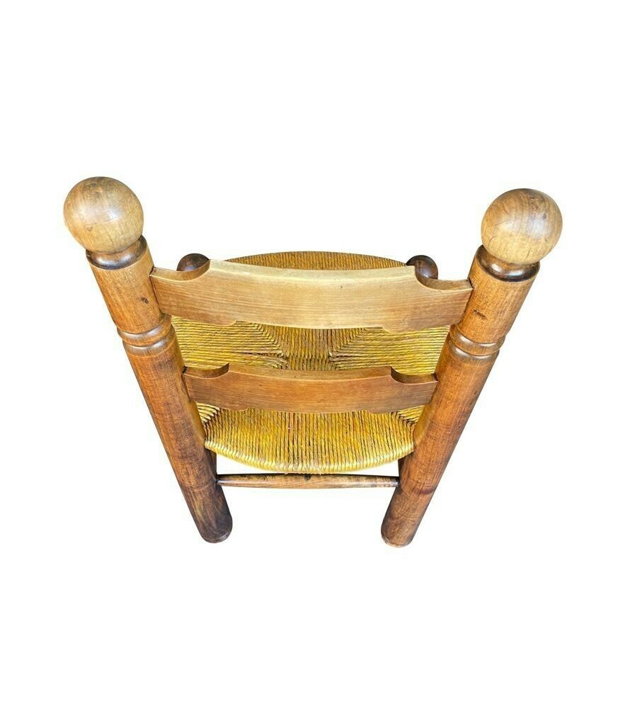 photo buy A Set Of Four 1940s Oak And Woven Rope Seat Chairs By Charles Dudouyt
