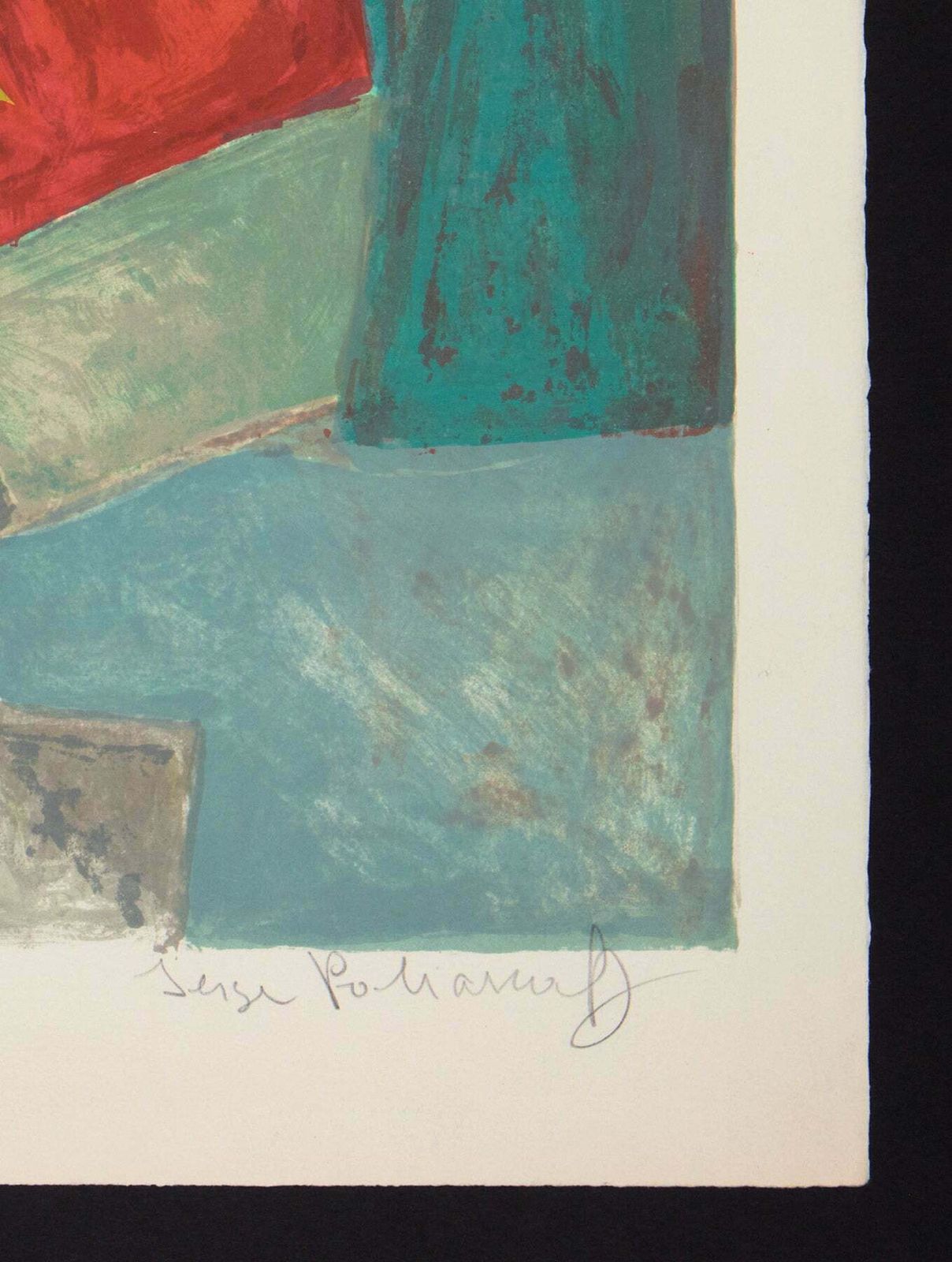 Poliakoff Composition In Blue, 1960s photo furniture
