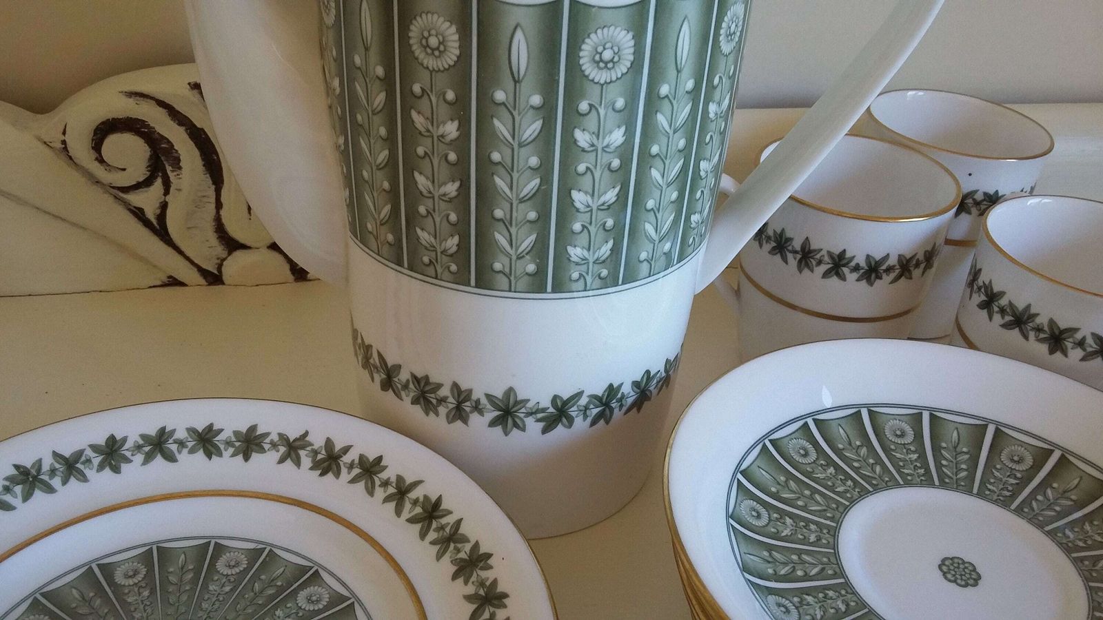 Spode Provence Coffee Set Service Bone China. photo for sale