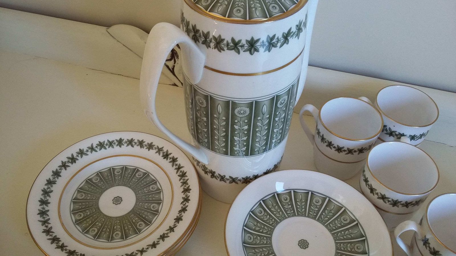 photo furniture Spode Provence Coffee Set Service Bone China.