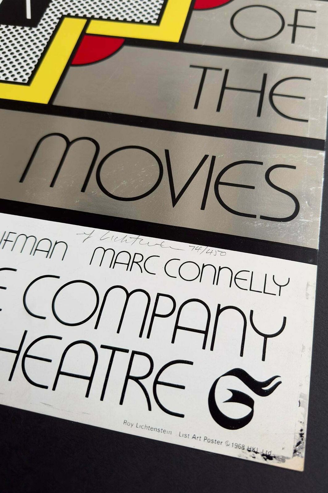 Roy Lichtenstein Merton Of The Movies Poster (Signed)  (1968) photo Art