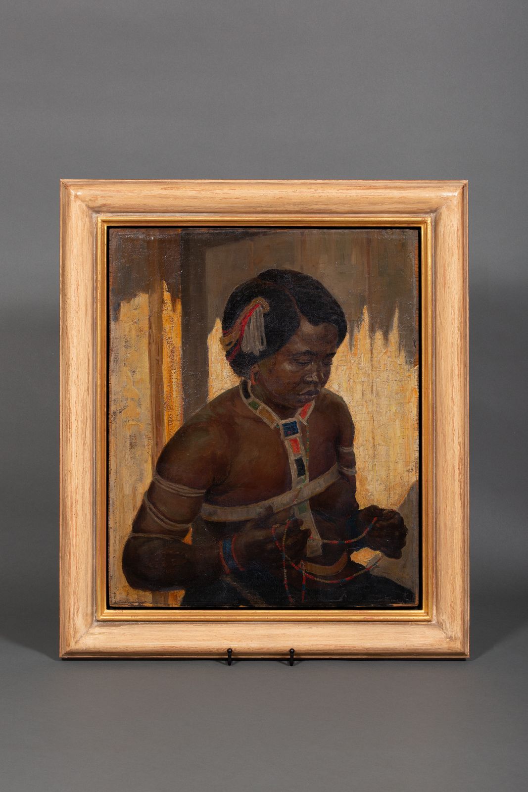 'South African Girl' By Alfred Richard Martin (1871 – 1939) British South African photo furniture
