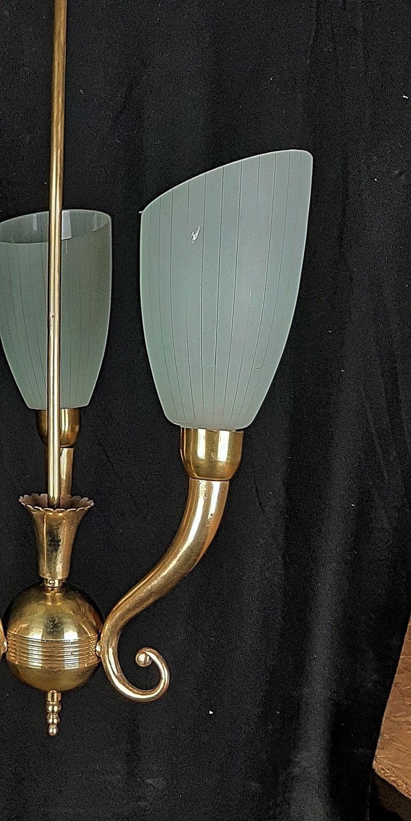 Mid Century Modern Chandelier Italy 1960s In The Style Of Gio Ponti photo Lighting