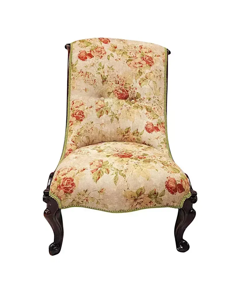 A Fabulous Fully Restored 19th Century Nursing Chair photo Furniture