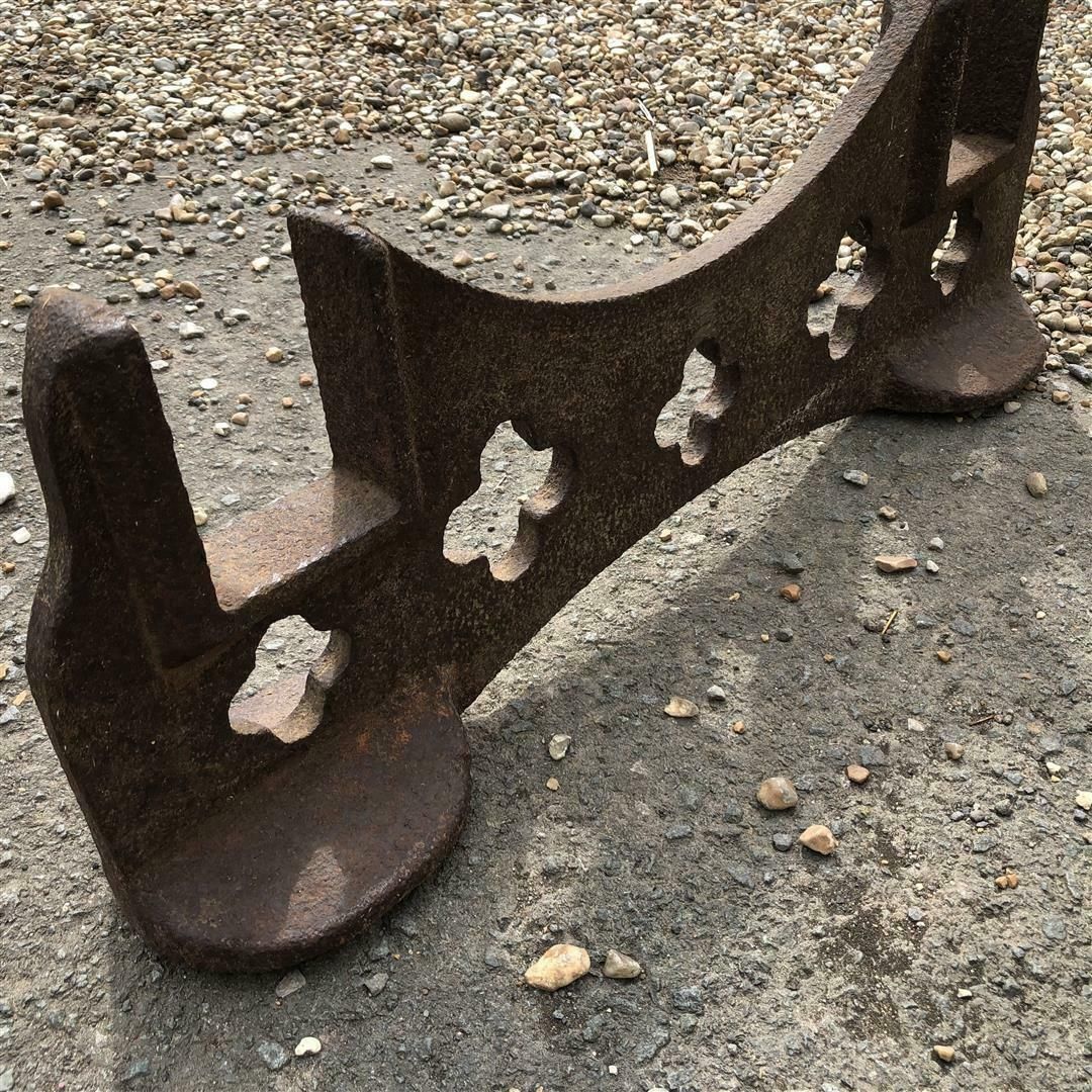 Large Antique Pair Of Brewery Barrel Stands Late 1800s photo for sale