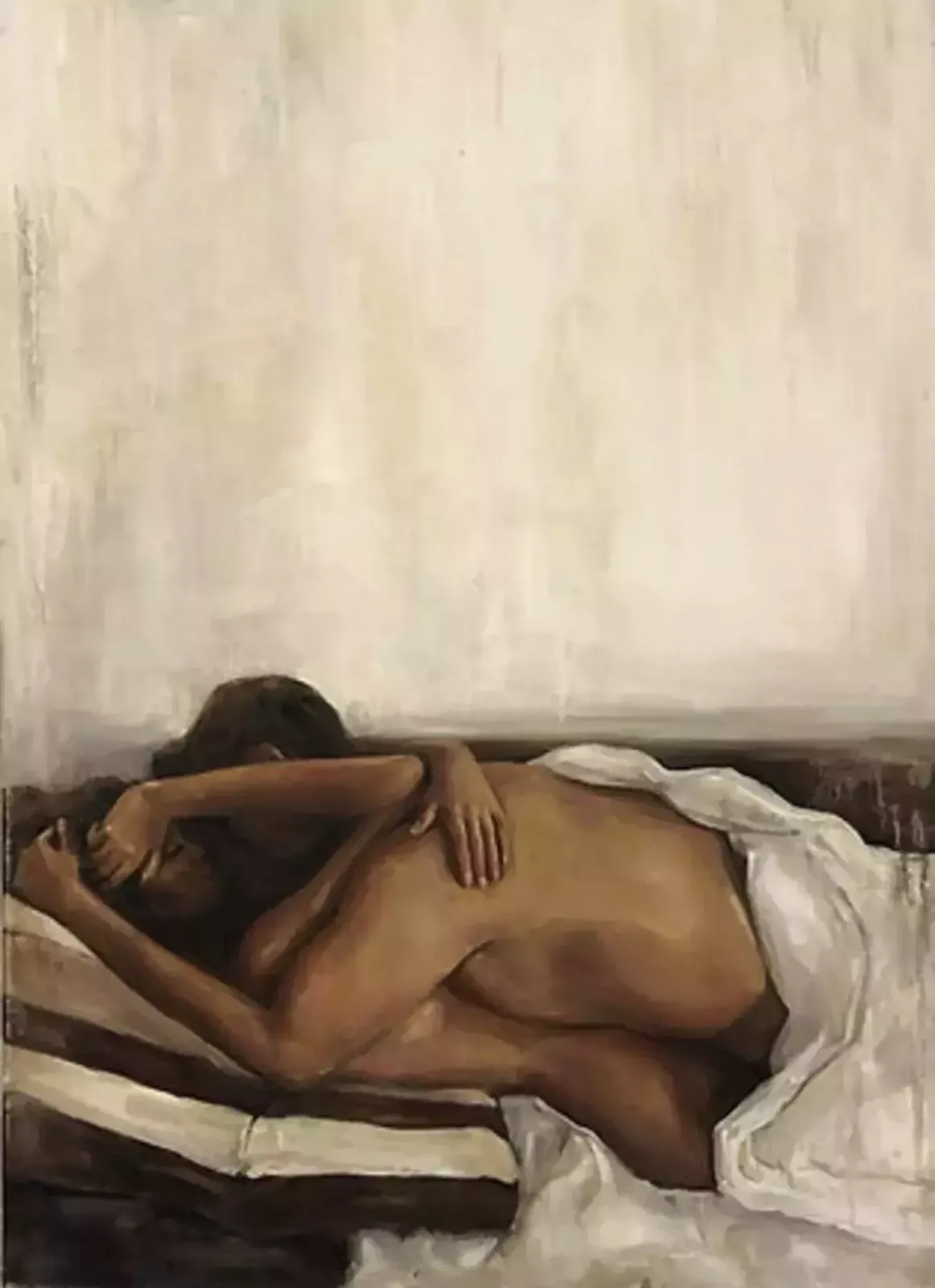 Meryem Tayganskaya, Nude Painting, Oil On Canvas, 21st Century