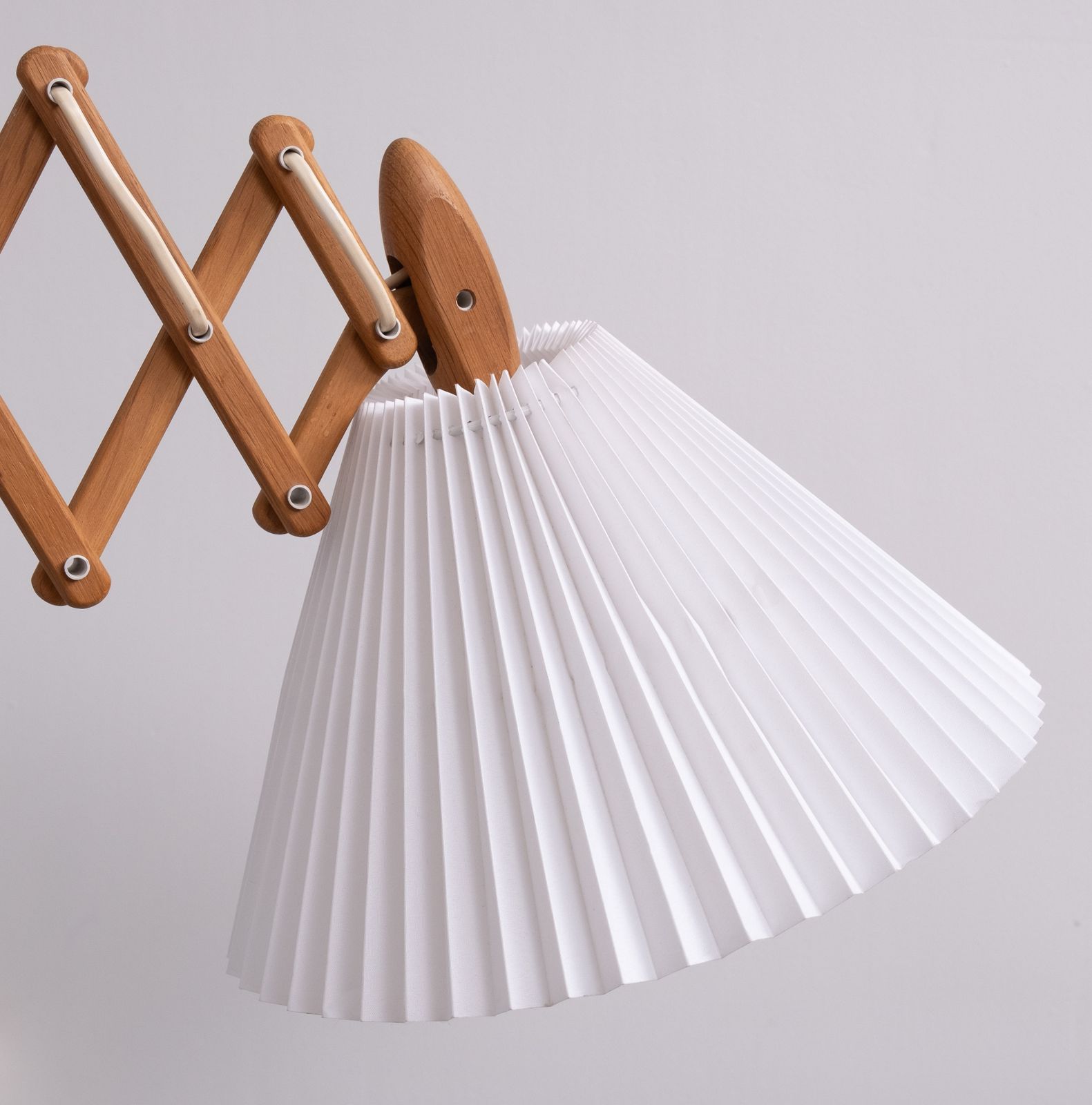 Oak Scissors Wall Lamp Le Klint 1950s Denmark photo buy