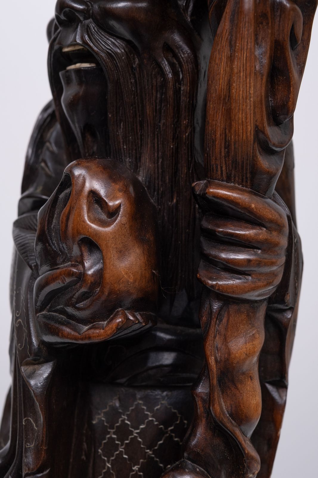 Table Lamp Rosewood   Shoulao   God Of Longevity Prosperety   China photo Lighting