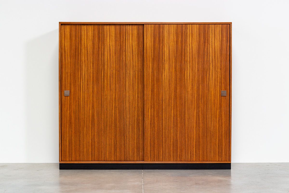 Alfred Hendrickx Zebrano Wood Wardrobe For Belform 1960 photo furniture