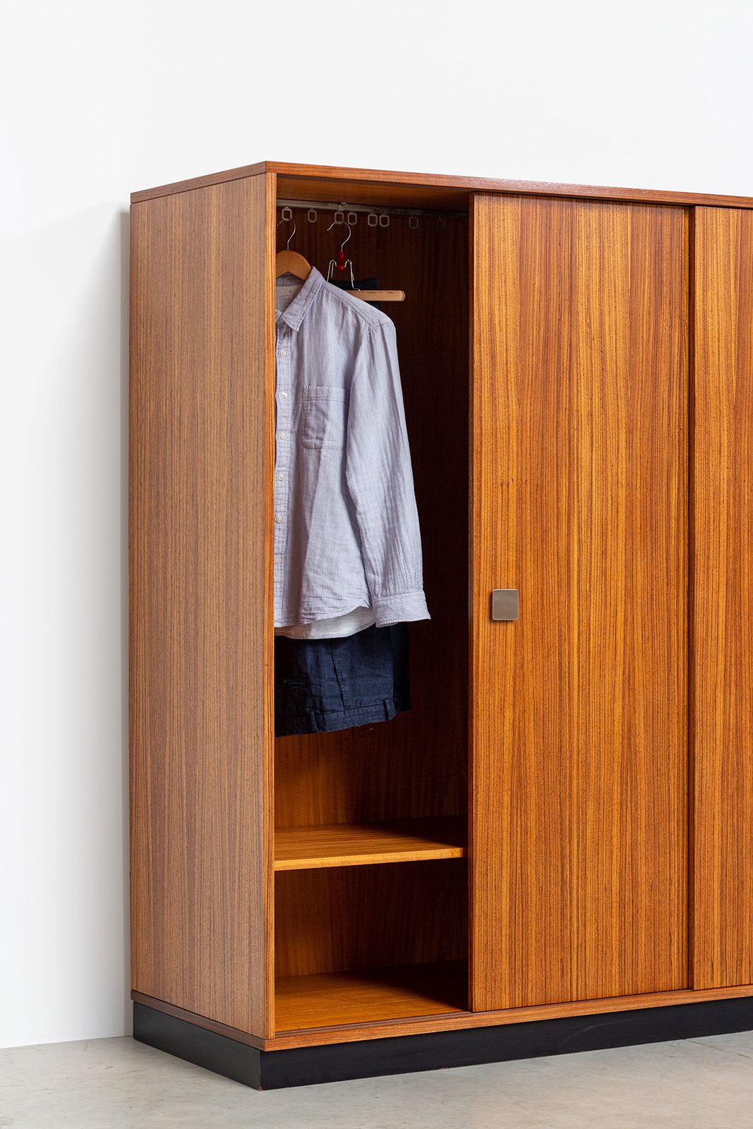 Alfred Hendrickx Zebrano Wood Wardrobe For Belform 1960 photo Furniture
