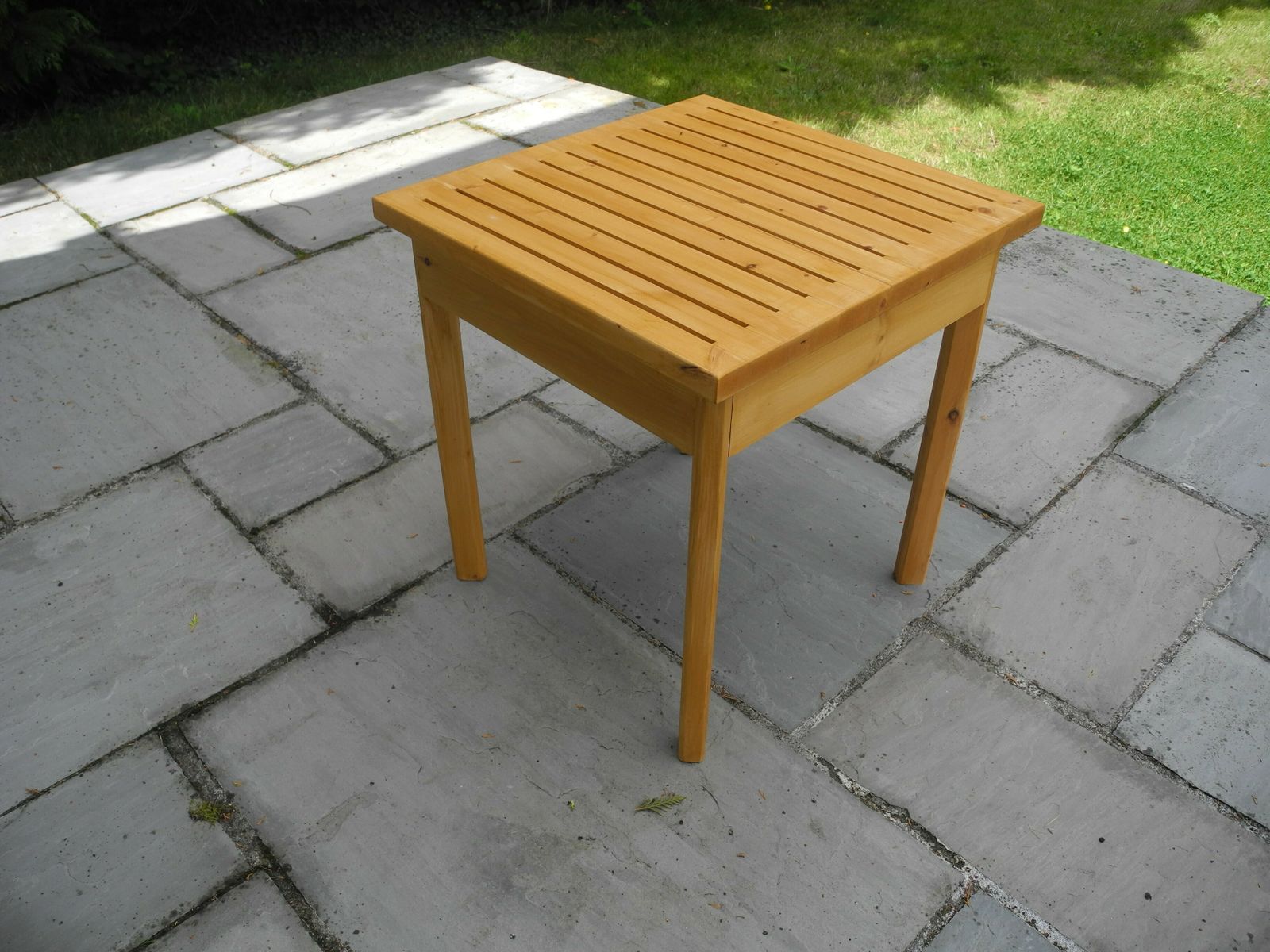 Contemporary Garden End Table photo for sale