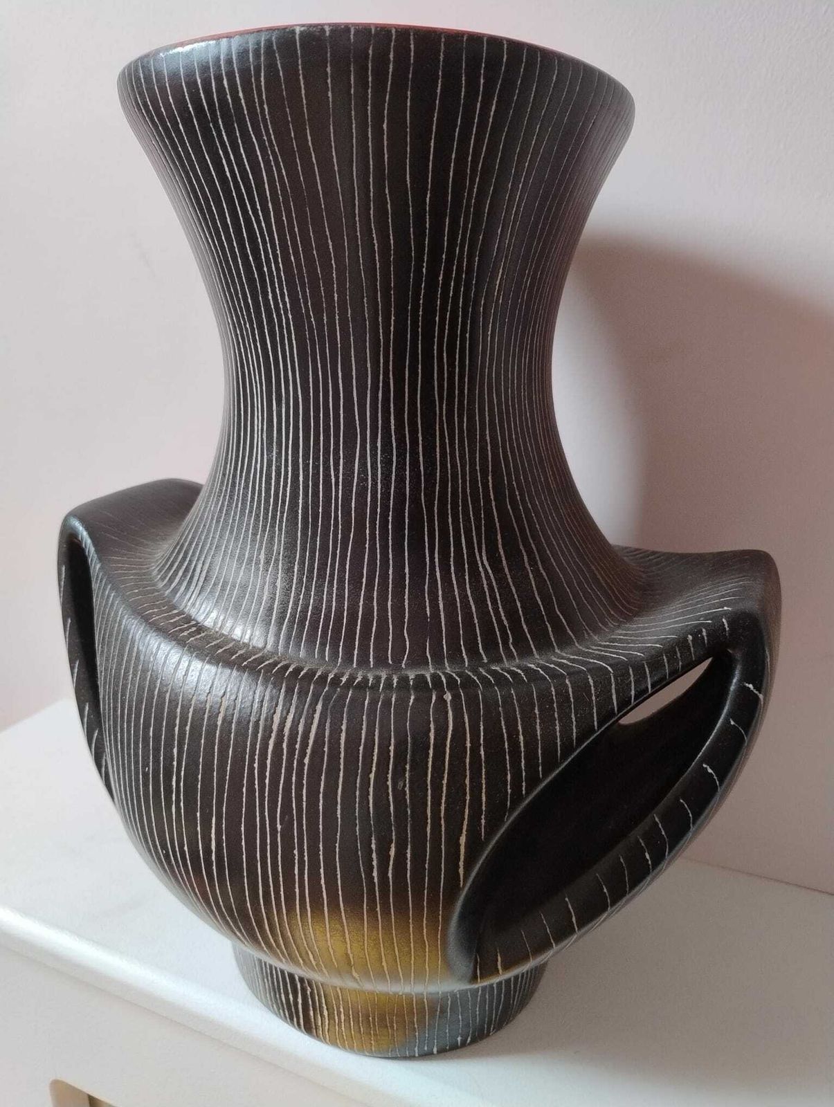 Large Jean De Lespinasse "Oreilles" Vase Design Number 880 France C1960