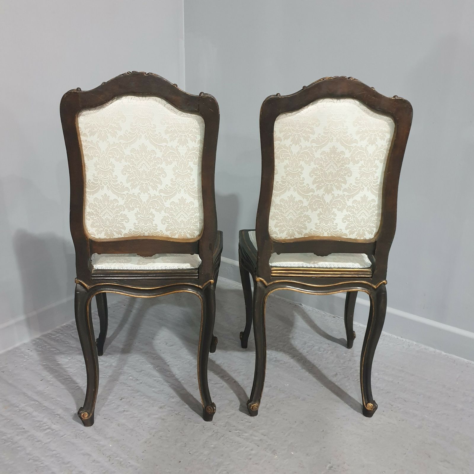 Lovely Pair French Boudoir Chairs photo Furniture