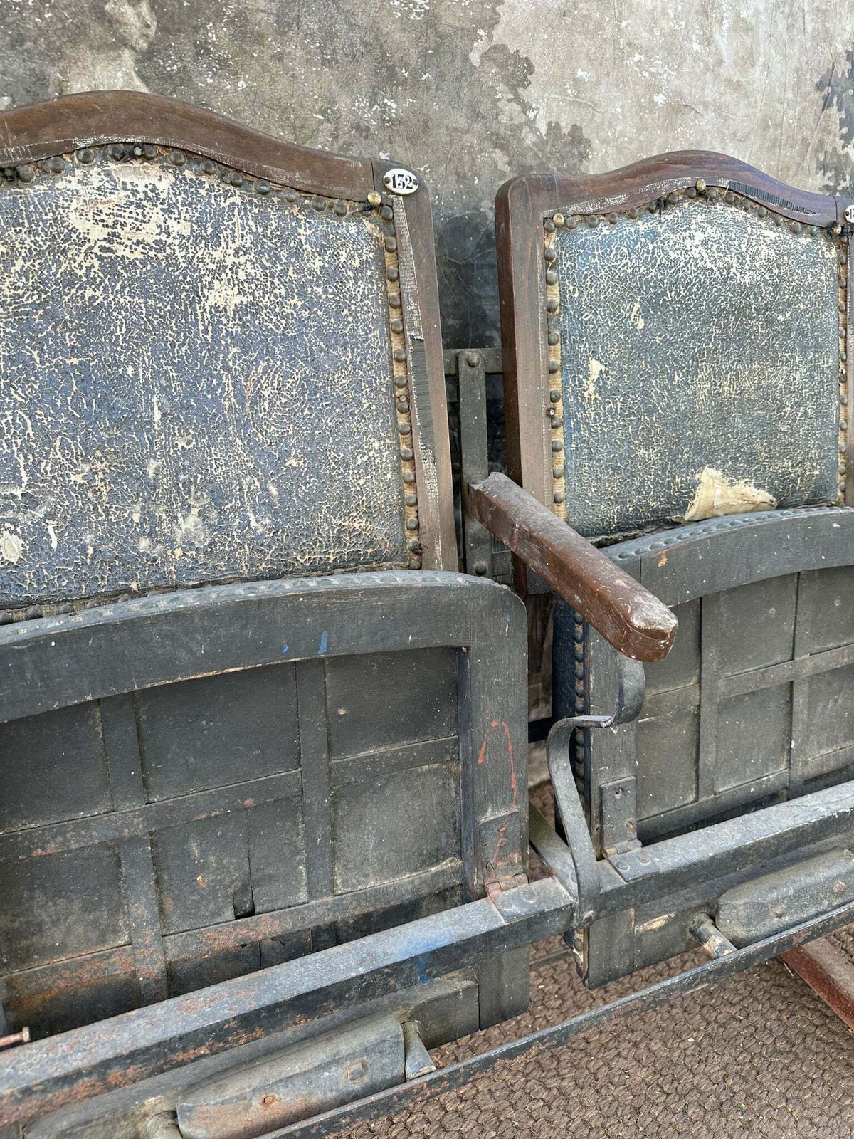 French Antique Cinema Folding Seats Set Of 4 True Roughluxe photo Furniture