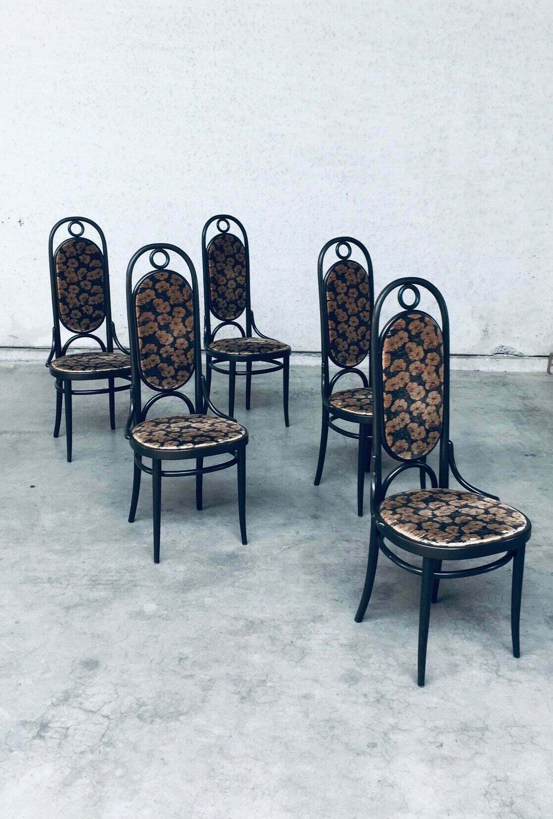 Thonet 79 Model 207r "Long John" Dining Chairs, 1979 photo vintage