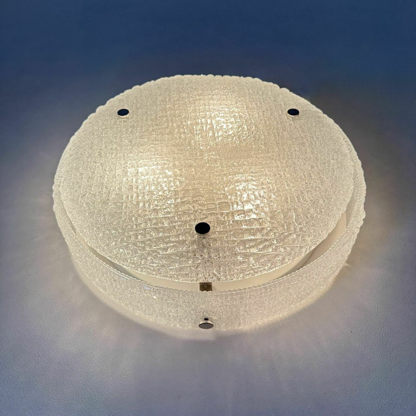 Murano Glazen Plafondlamp Van Kaiser, Duitsland, Jaren 1960 photo for sale