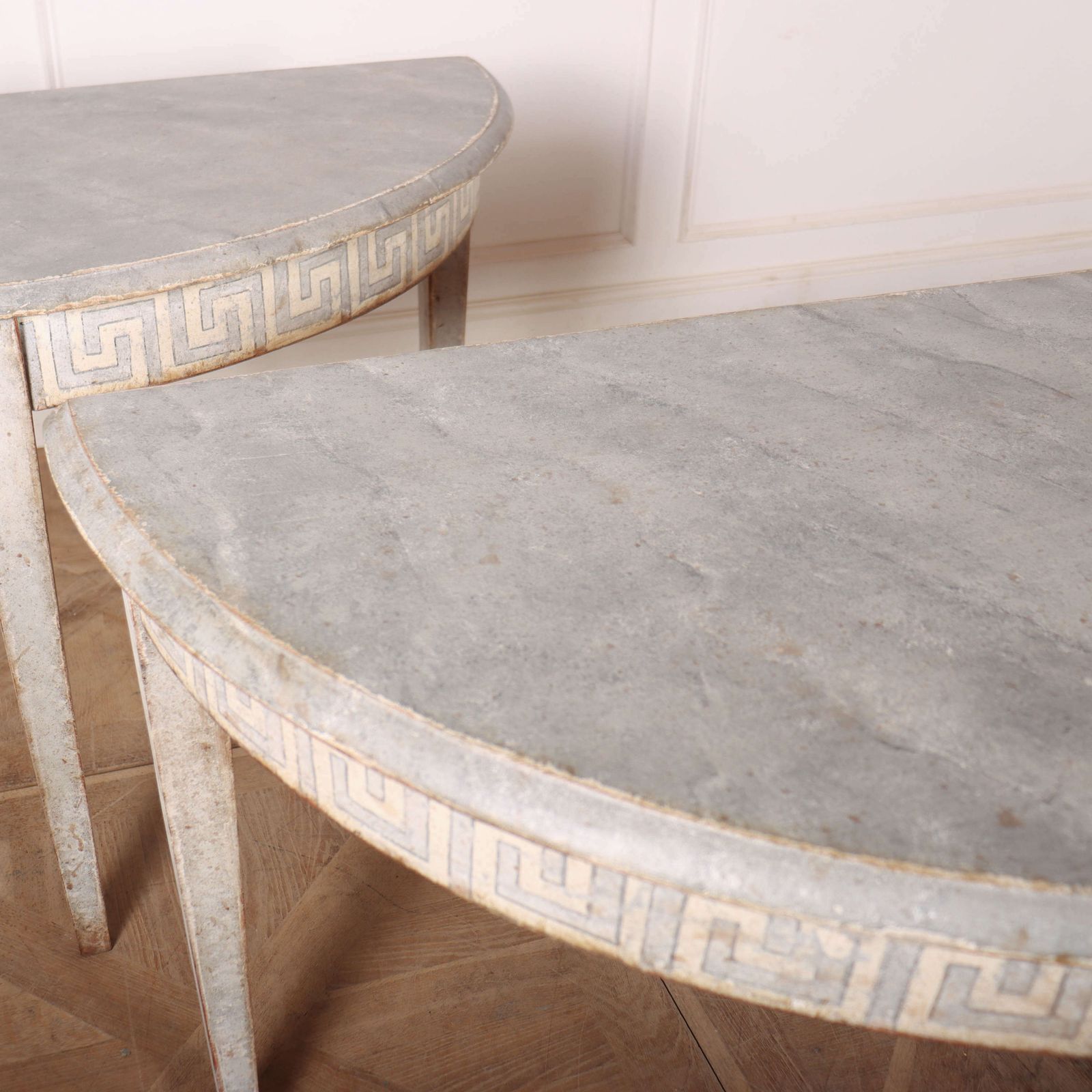 Pair Of Swedish Demi Lune Consoles photo 3594.0