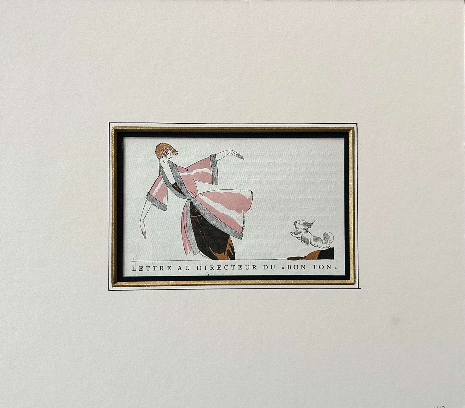 A Set Of Six Highly Decorative Art Deco French Advertising Prints