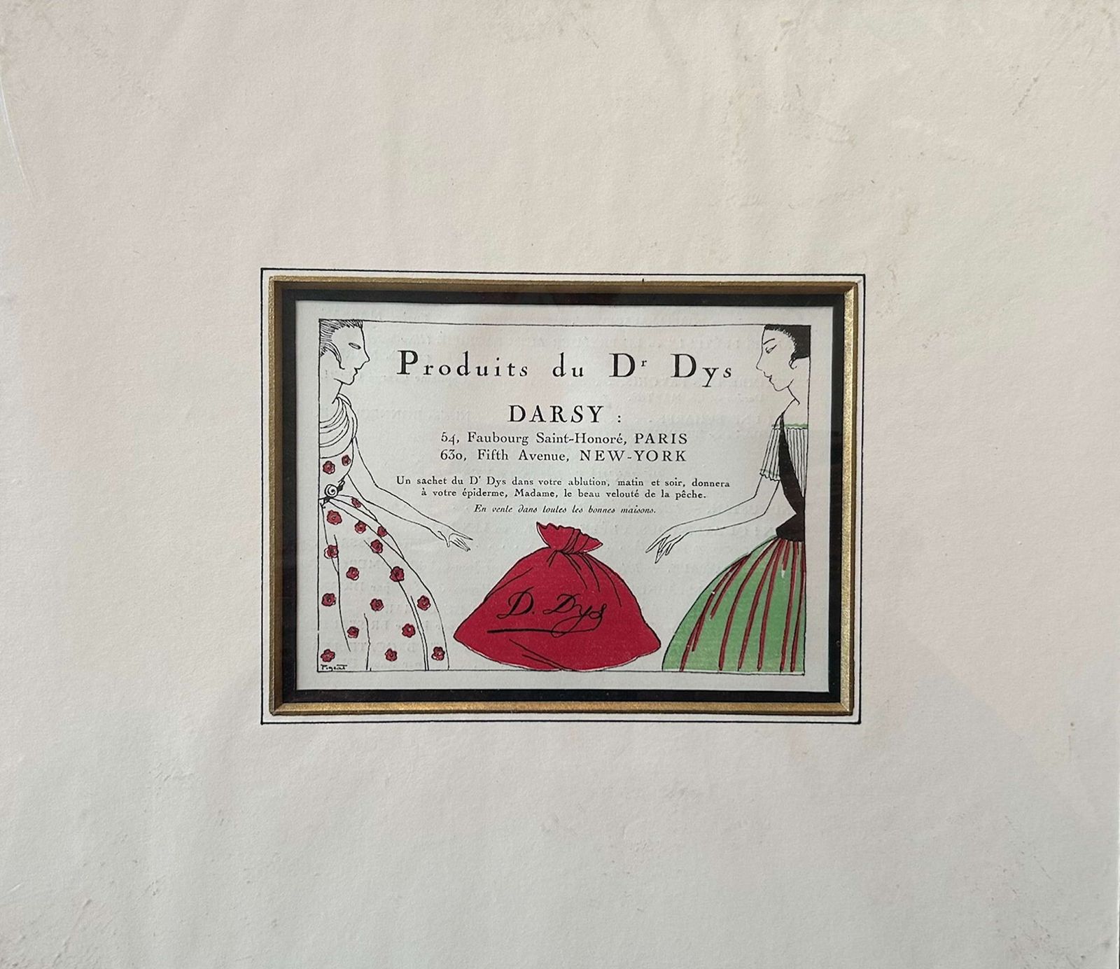 A Set Of Six Highly Decorative Art Deco French Advertising Prints photo for sale
